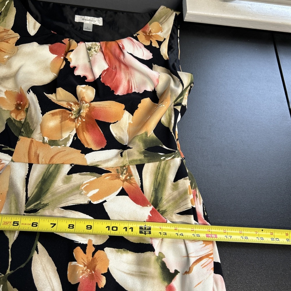 Dressbarn Women's 6 Floral Dress Feminine Pockets Classic Cottagecore Colorful - Picture 12 of 16